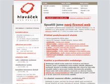 Tablet Screenshot of hlavacek-webdesign.cz